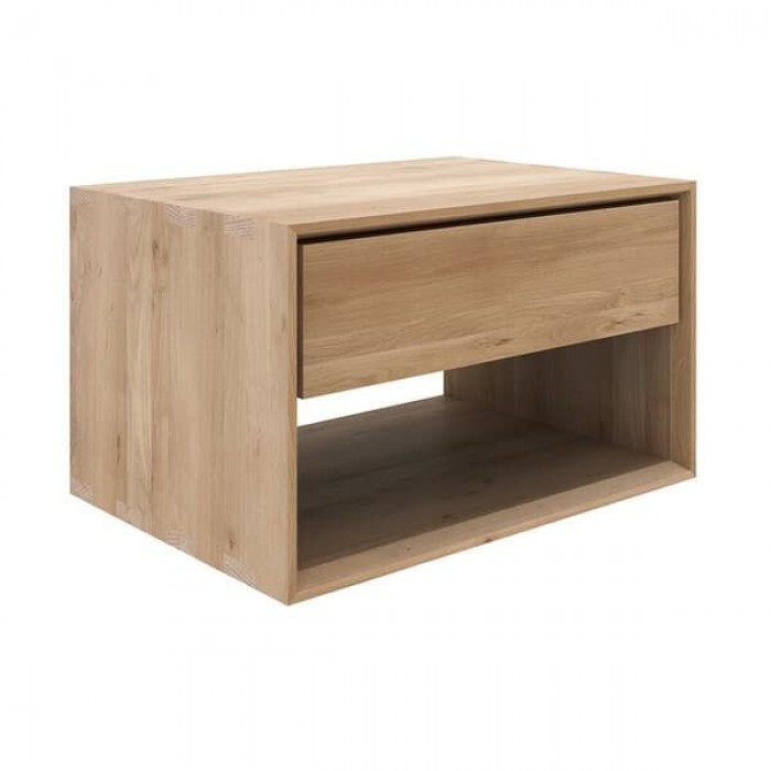 Ethnicraft Oak Nordic nightstand - 1 drawer 57/40/37